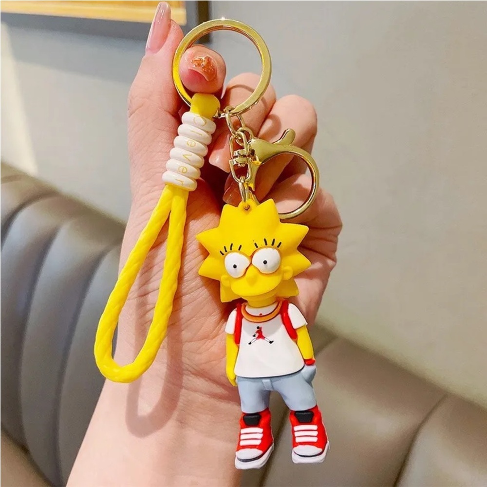 Lisa Simpson From The Simpsons Keychain